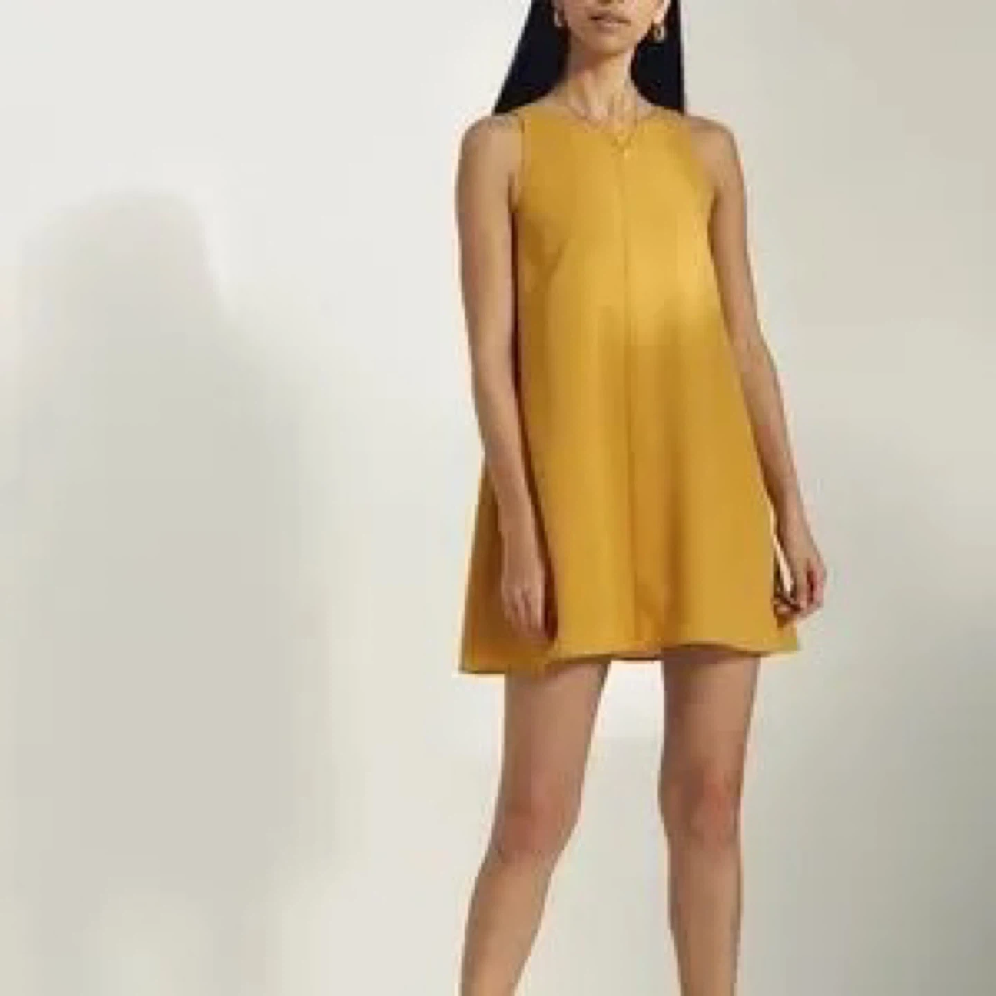 Aritzia Wilfred Free Mini Dress - Yellow