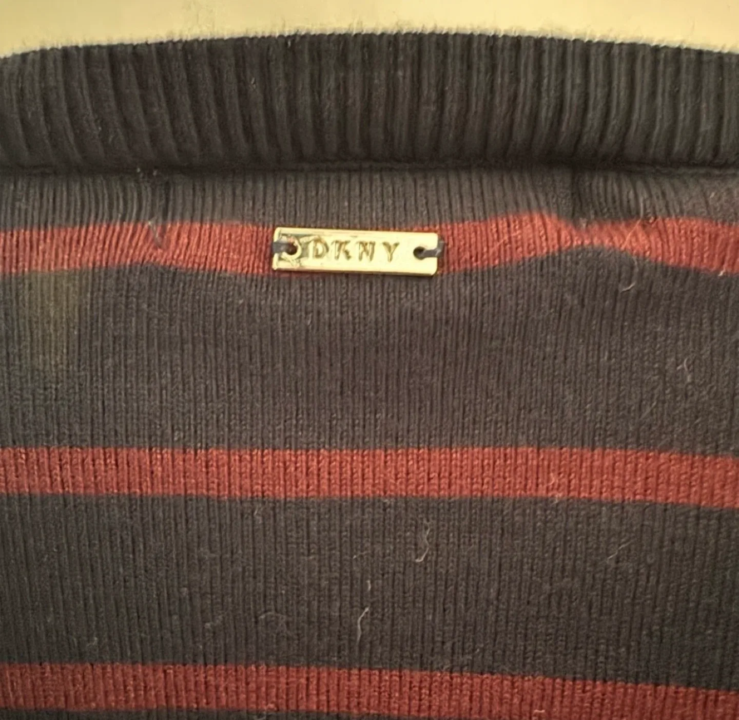 DKNY Striped Long Sleeve Top image indicator(5)