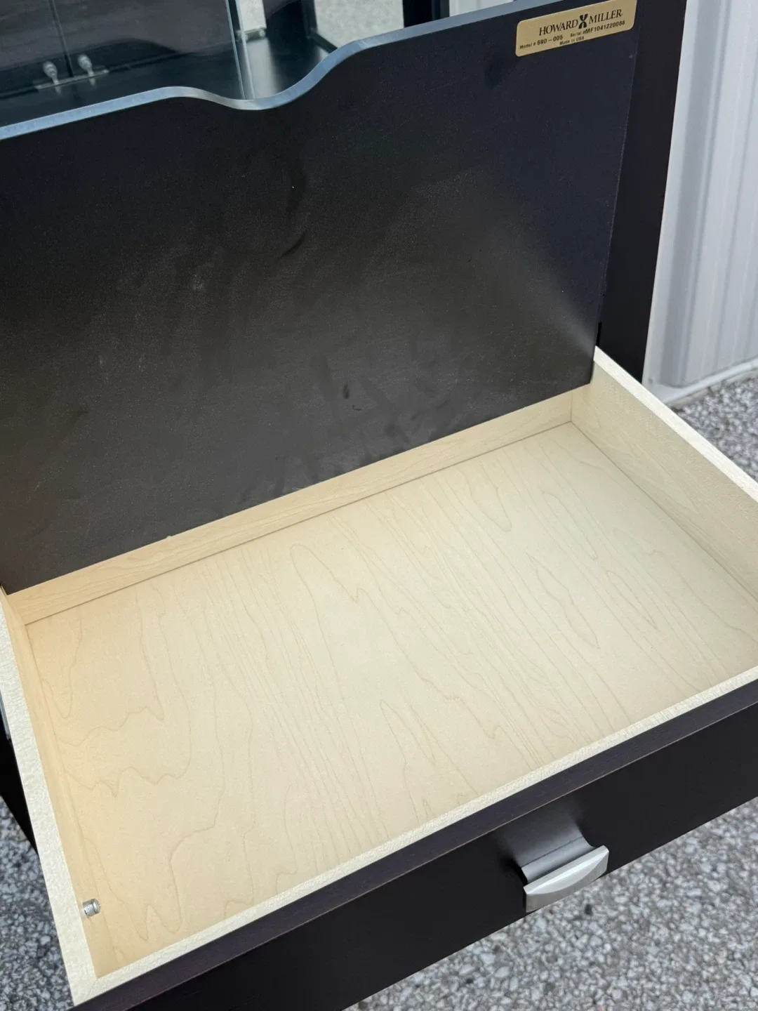 Howard Miller® Samson III Gloss Black Wine and Bar Cabinet image indicator(5)