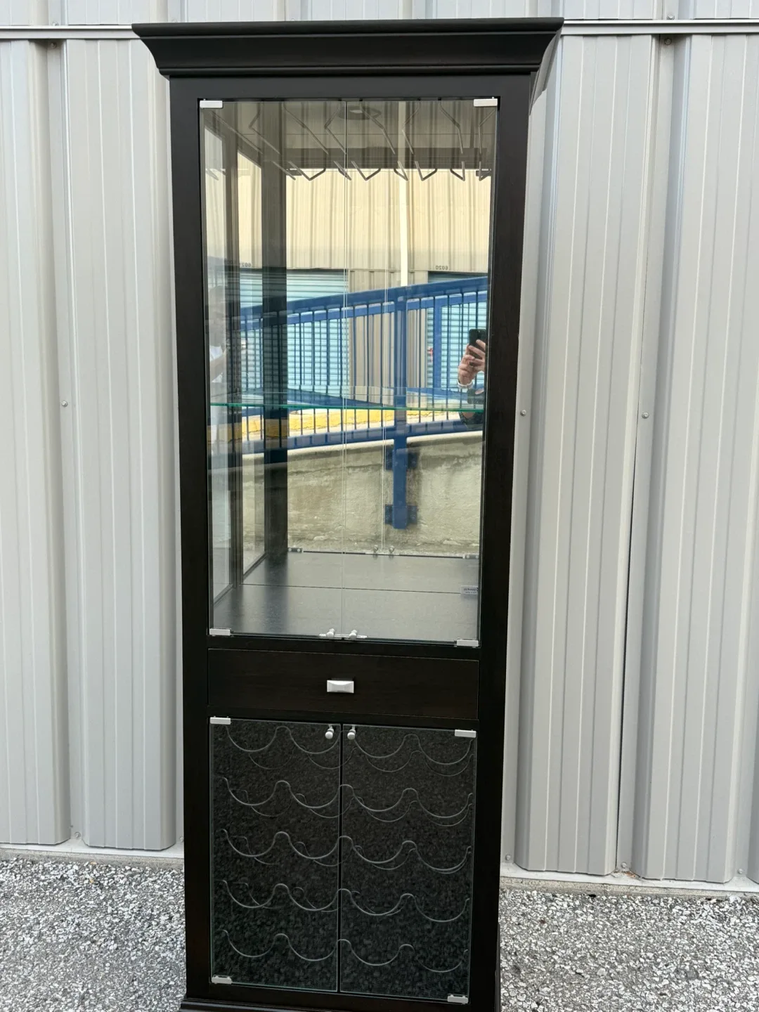 Howard Miller® Samson III Gloss Black Wine and Bar Cabinet image indicator(2)