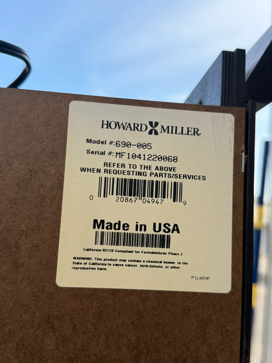 Howard Miller® Samson III Gloss Black Wine and Bar Cabinet image indicator(10)