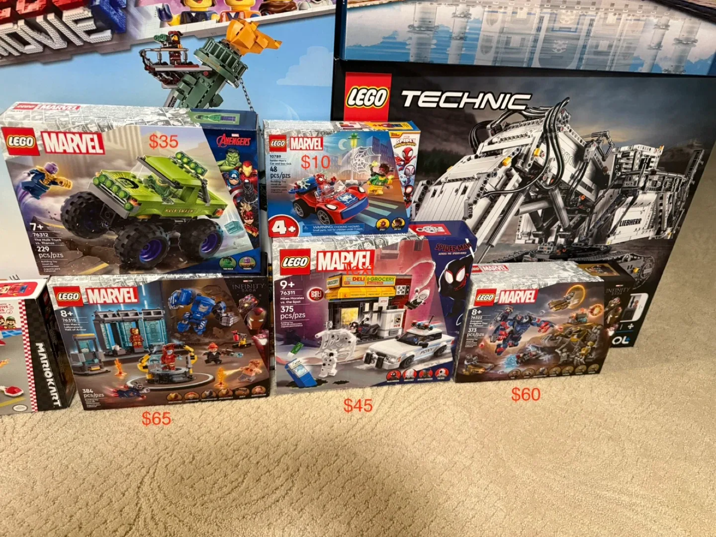 Lego Disney, Marvel, Star Wars, Super Mario Sets image indicator(4)