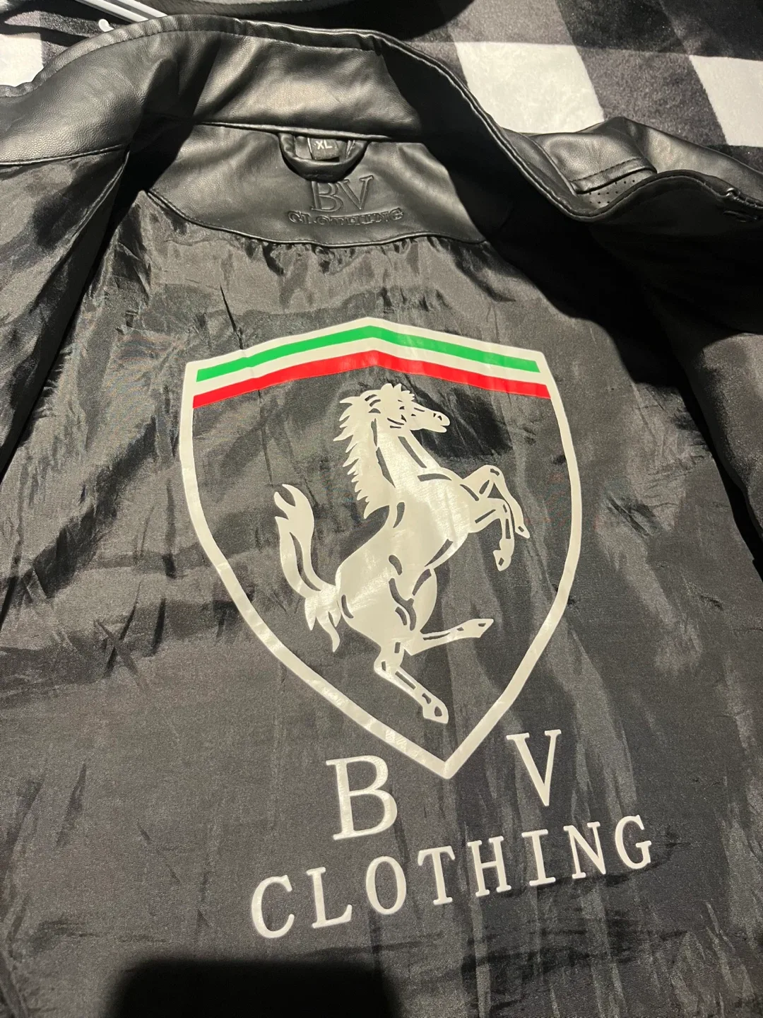 BV Clothing Black Leather Jacket - XL image indicator(4)