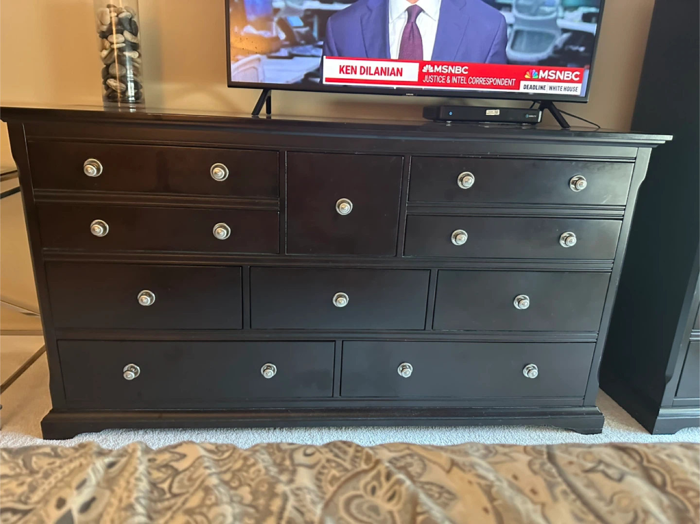 Dark Wood Dresser & Chest Set - photo 3
