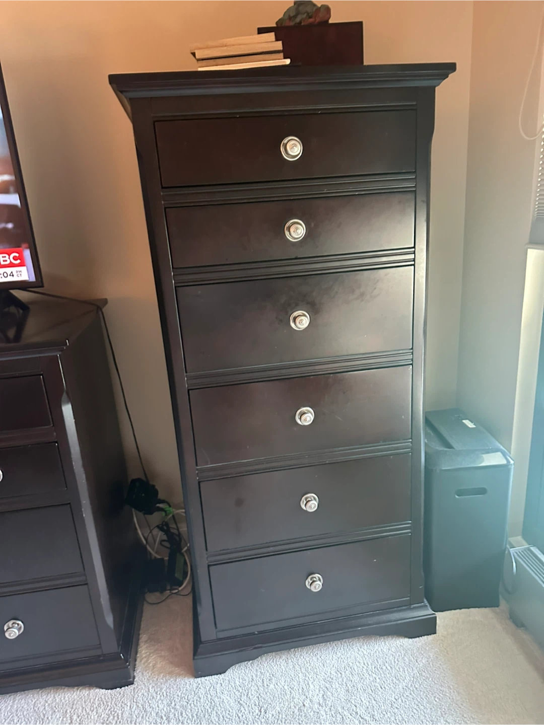 Dark Wood Dresser & Chest Set - photo 2