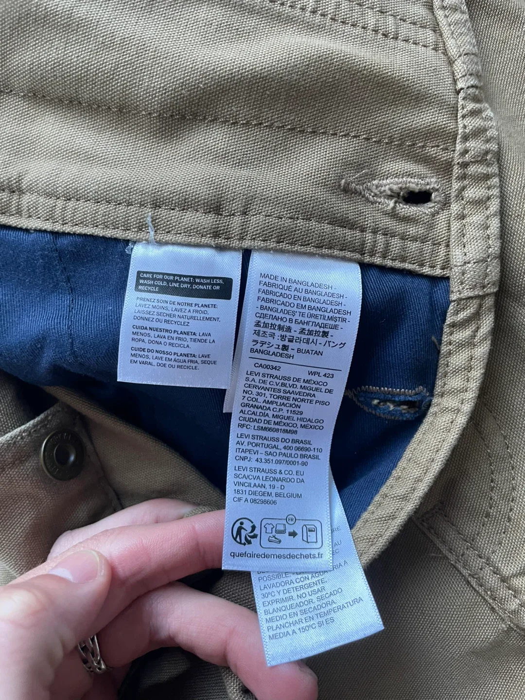 Levi Strauss & Co. Work Overalls Size W30 L32 image indicator(6)