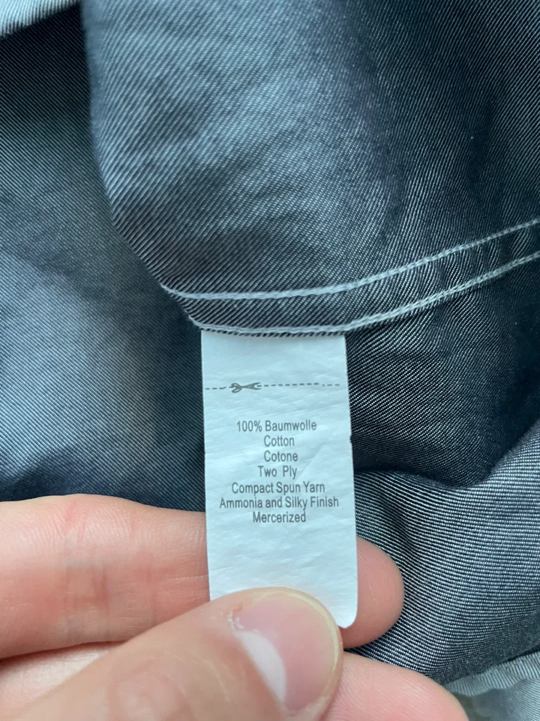 Vintage Balmain Paris Dress Shirt Size S image indicator(3)