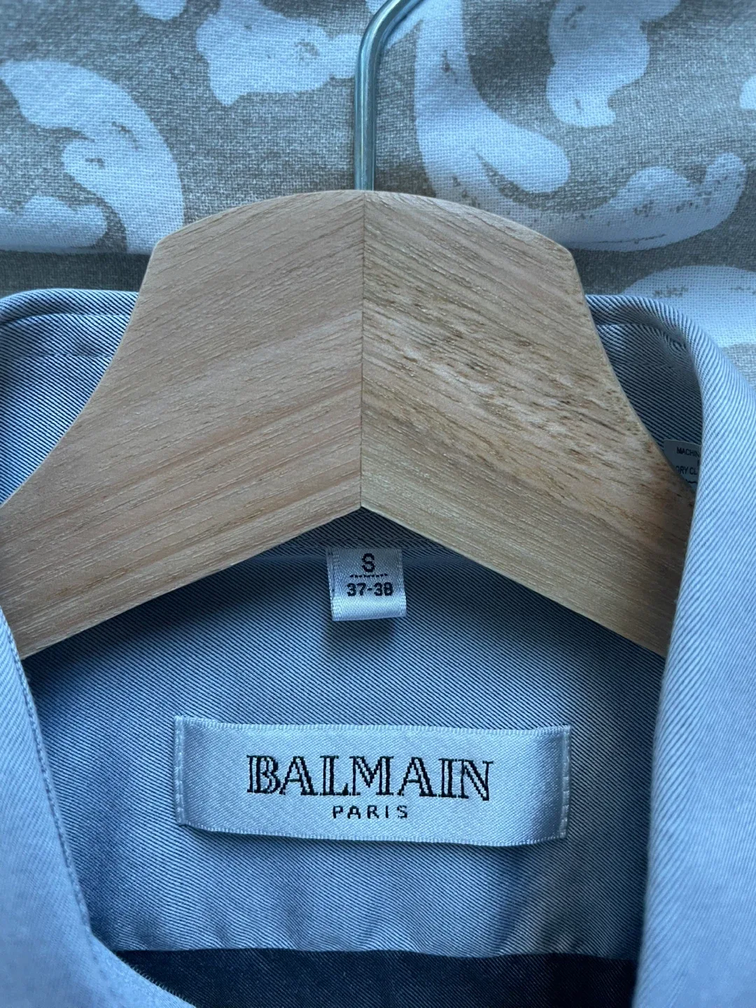 Vintage Balmain Paris Dress Shirt Size S image indicator(2)