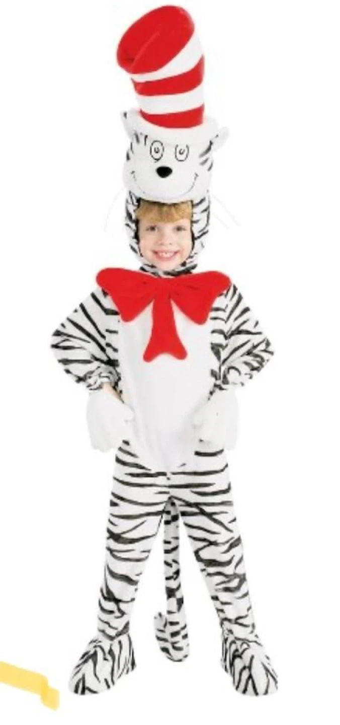 Cat in the Hat deluxe children’s costume - new