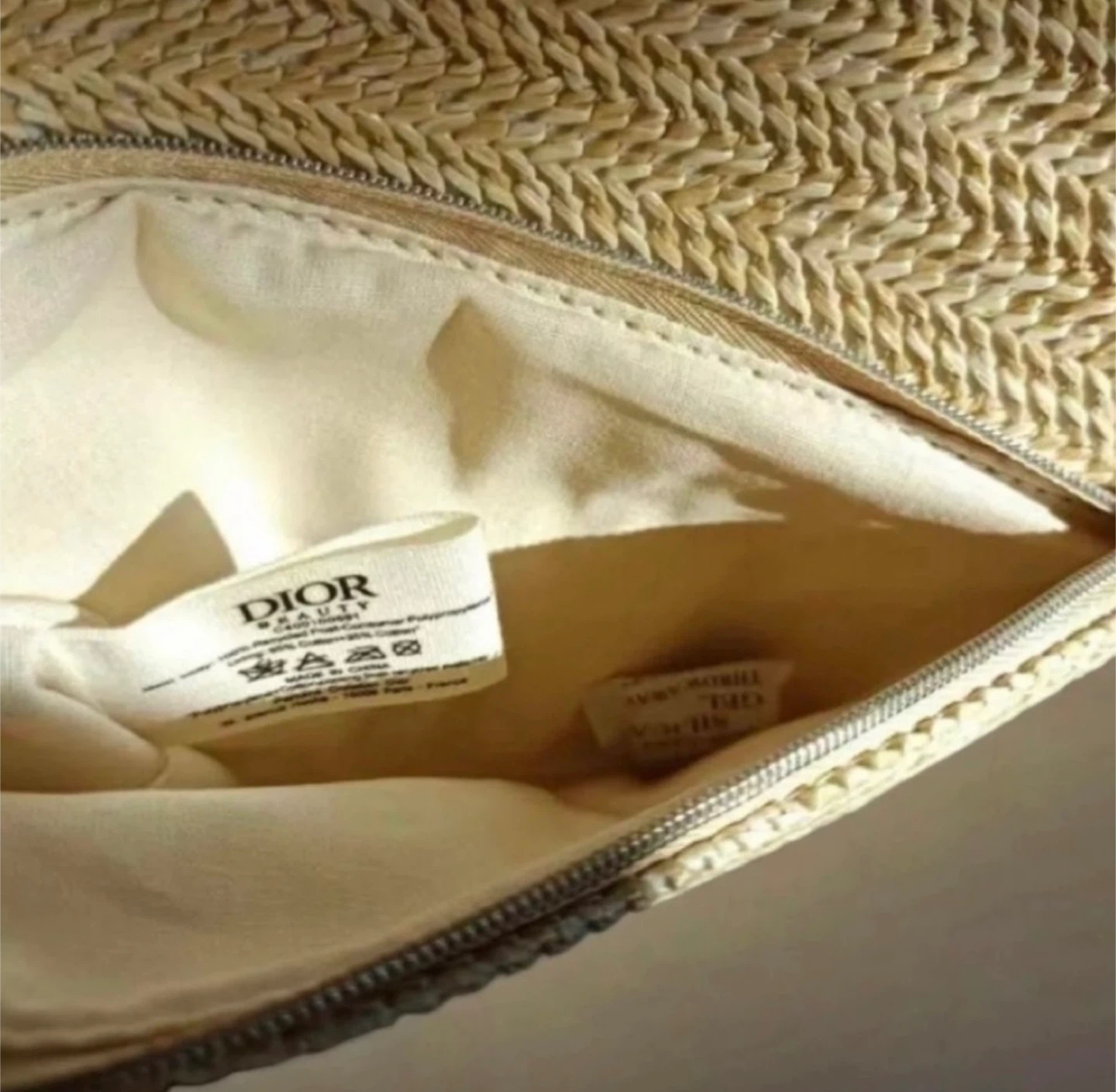 Dior Raffia Clutch with Box - photo 4