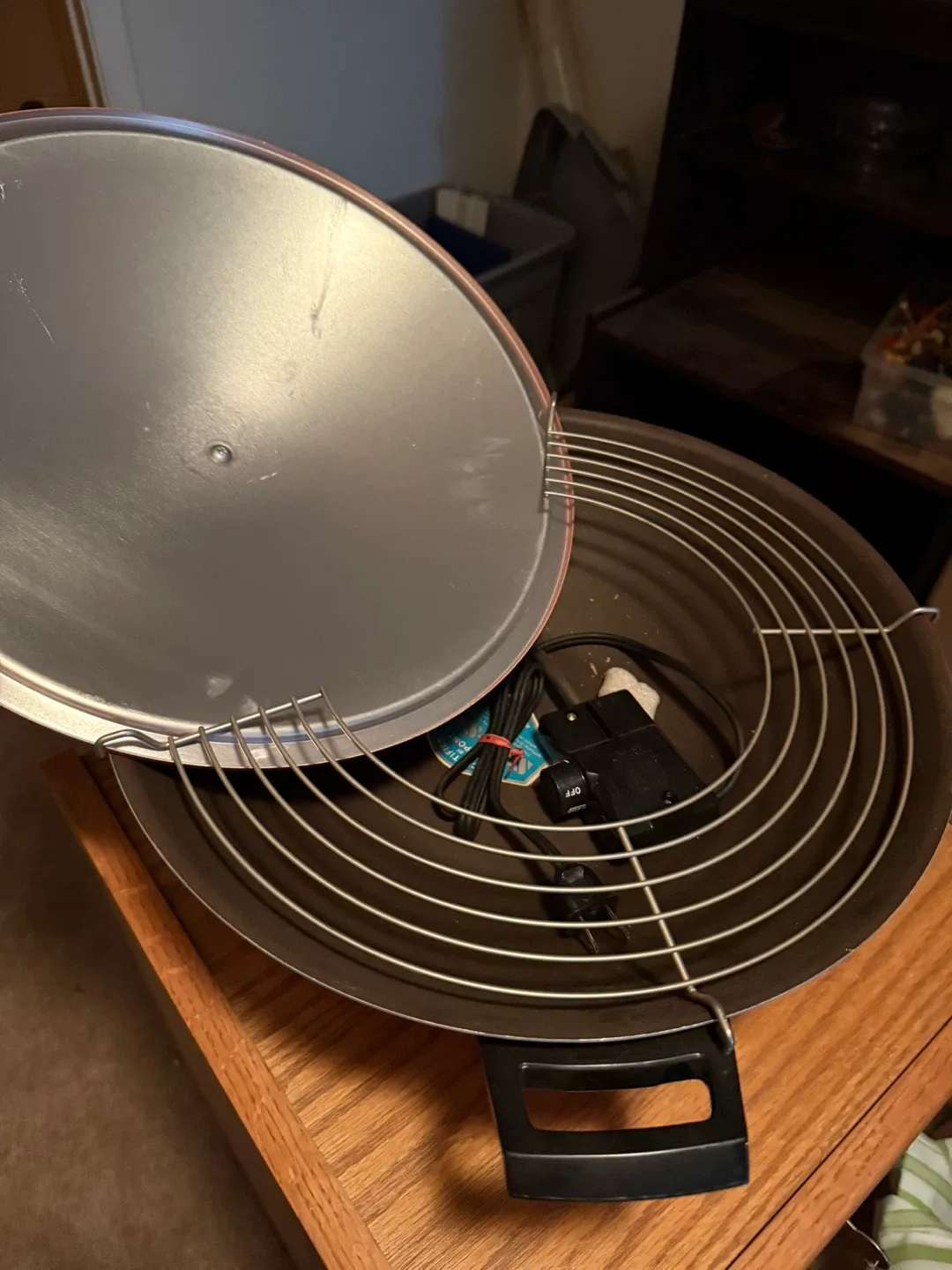 🥕FryStone Electric Wok with Lid image indicator(2)