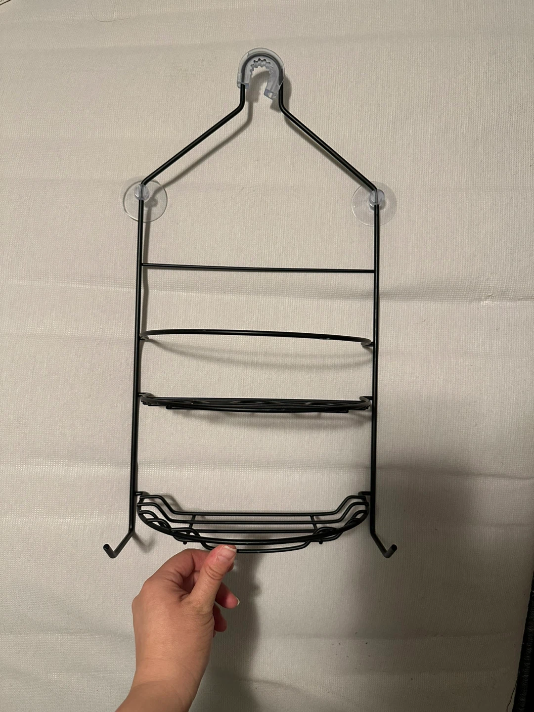 Black Metal Hanging Shower Caddy - photo 3