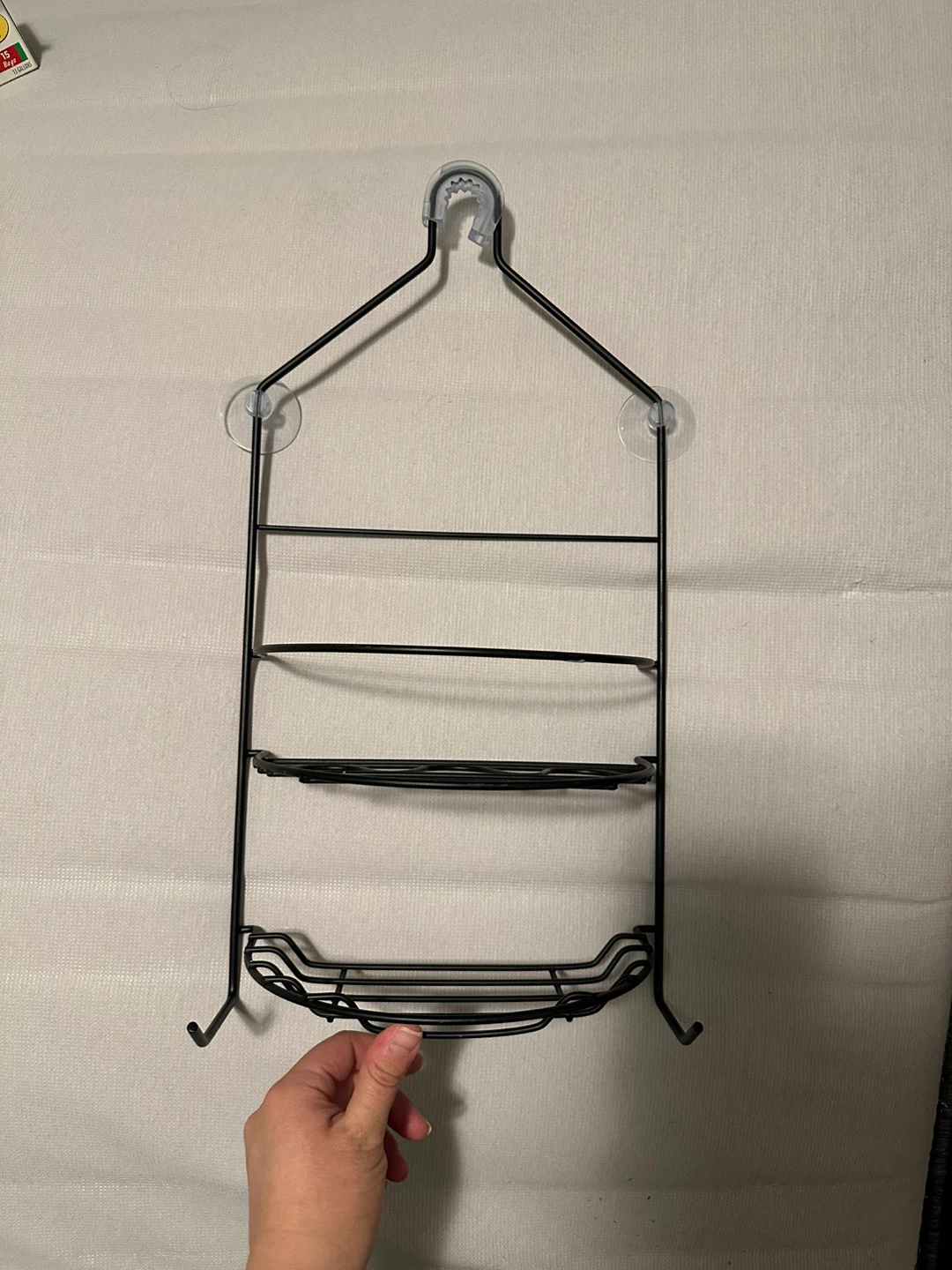Black Metal Hanging Shower Caddy - photo 2