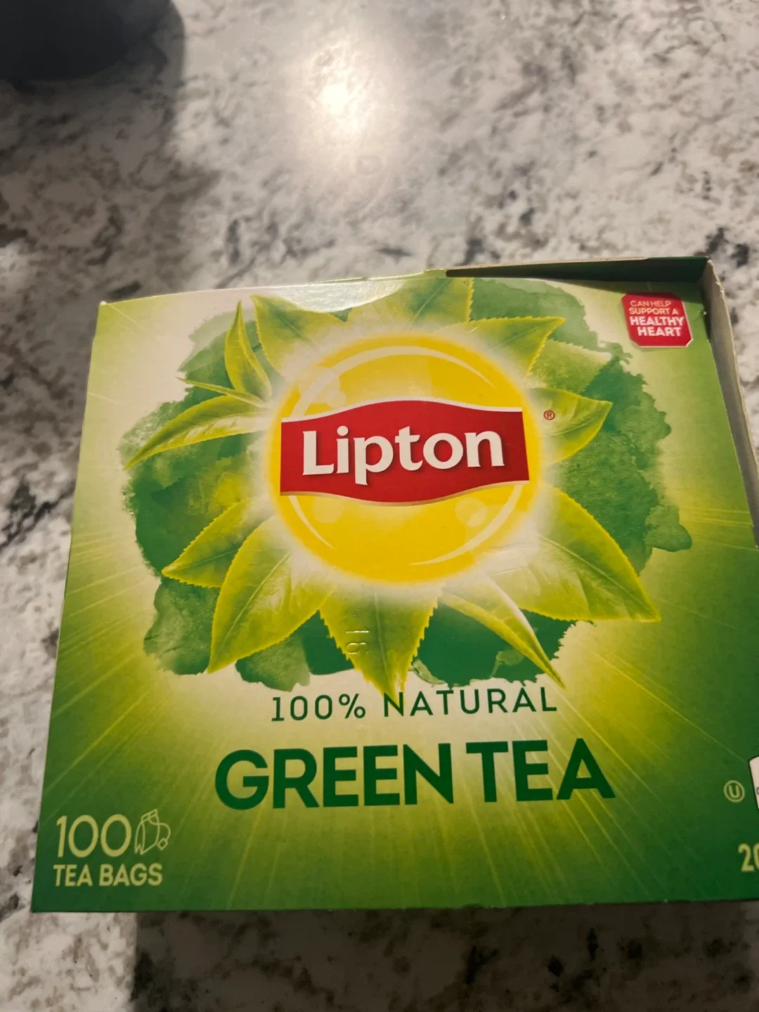 Lipton 100% Natural Green Tea - 100 Tea Bags