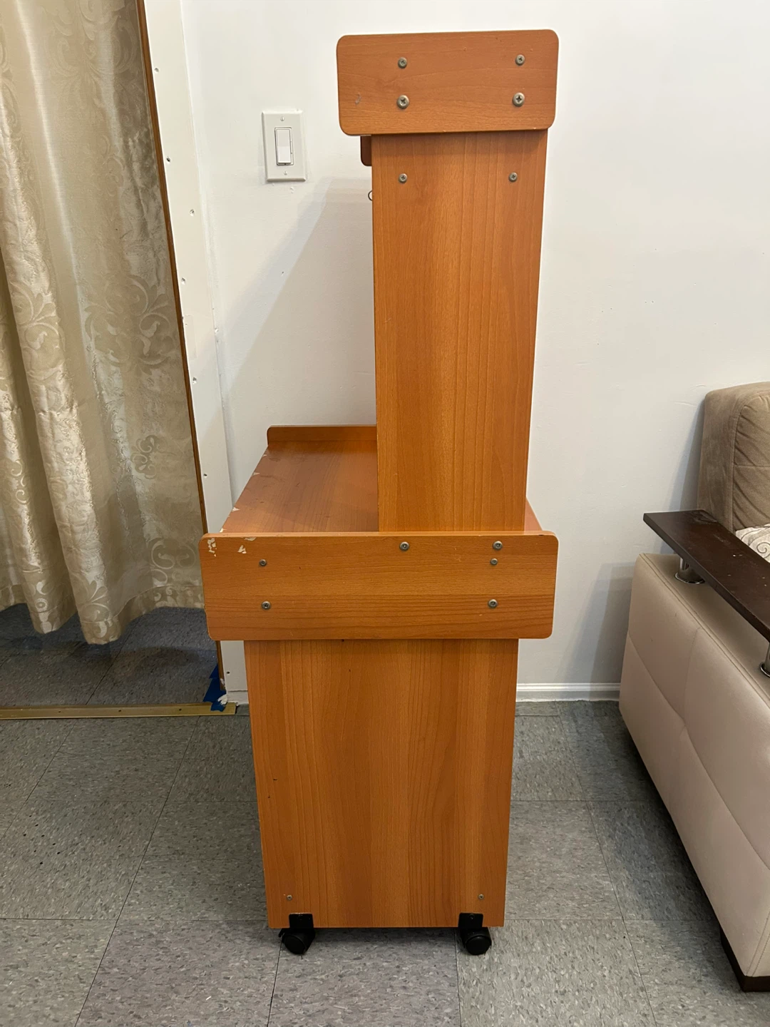 Wooden Computer Desk with Hutch - photo 5