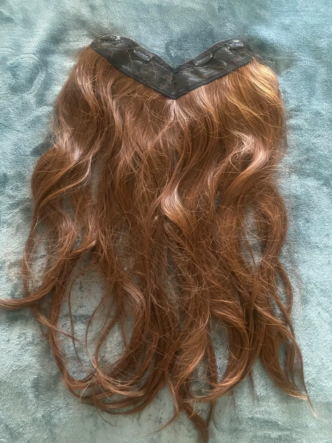 Med Brown halo Clip in Hair Extensions thumbnail