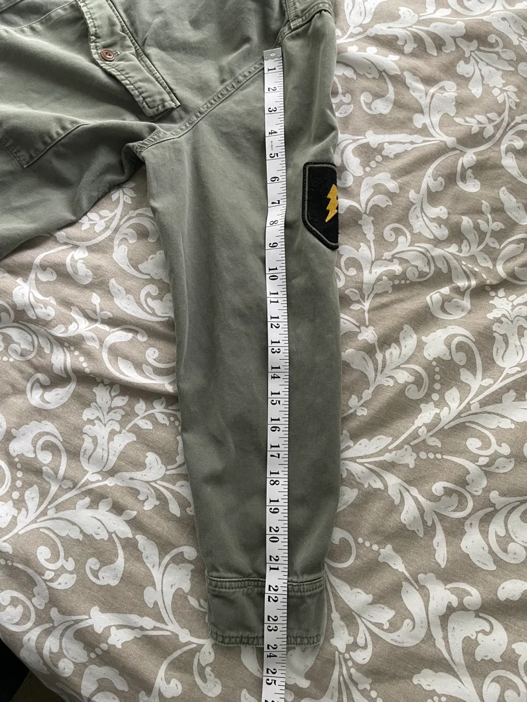 Vintage military style Button-Up Shirt image indicator(5)