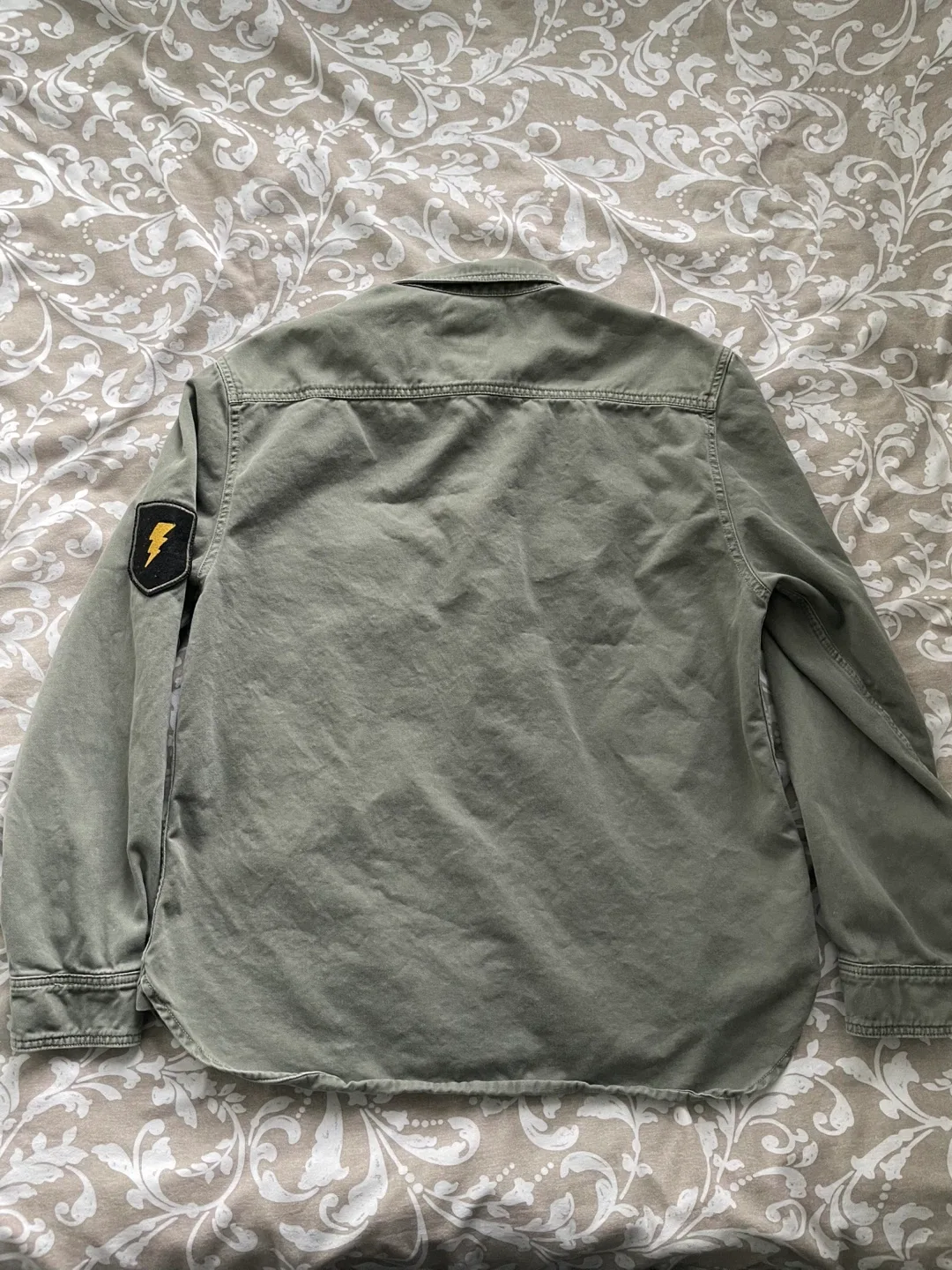 Vintage military style Button-Up Shirt image indicator(6)