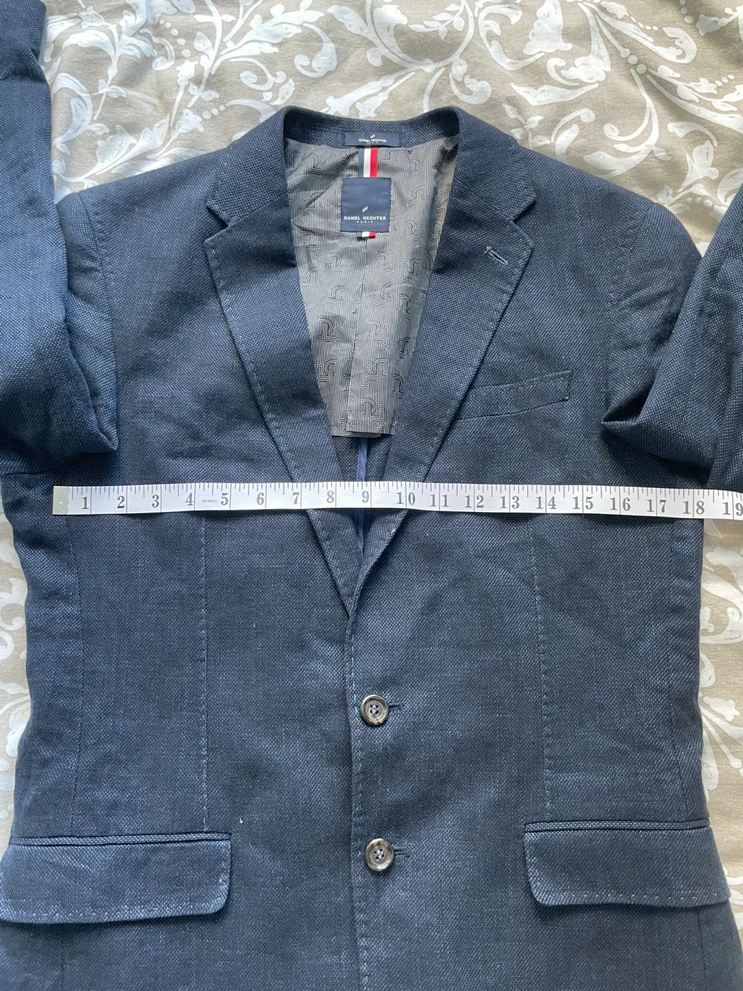 Daniel Hechter Blue Blazer Size 38 image indicator(5)