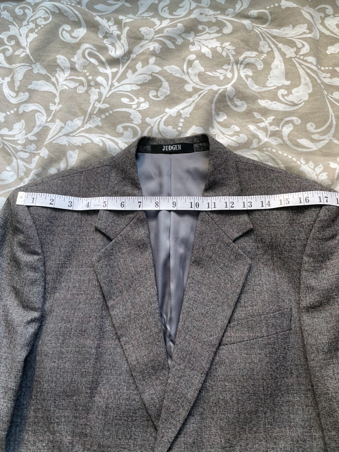 JUDGER Grey 100% wool Blazer image indicator(2)