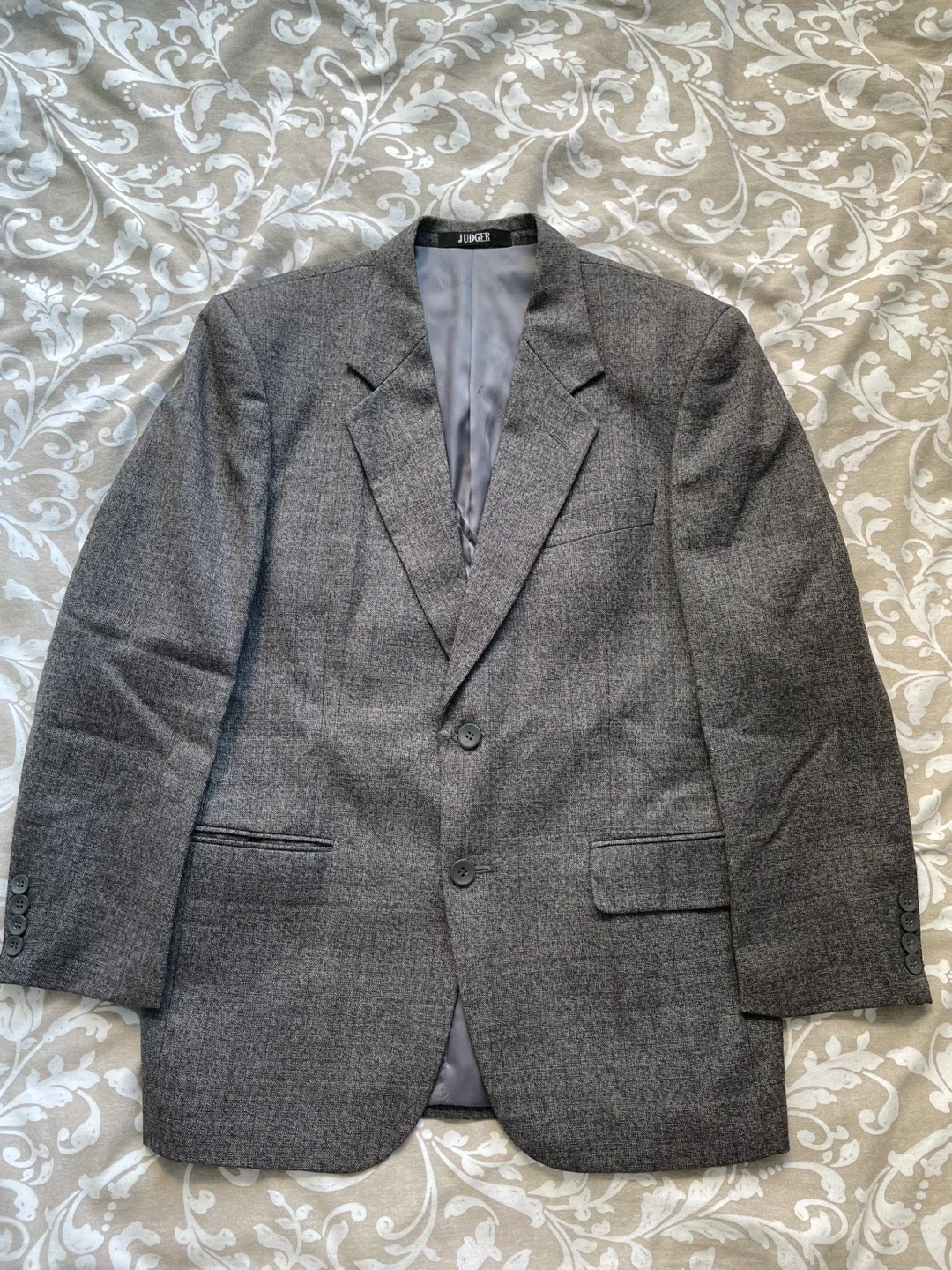 JUDGER Grey 100% wool Blazer thumbnail
