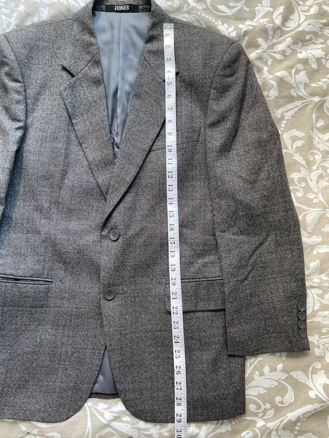 JUDGER Grey 100% wool Blazer - photo 3