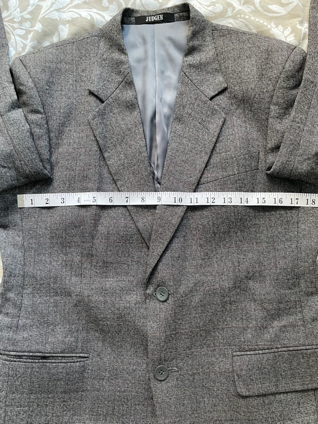 JUDGER Grey 100% wool Blazer image indicator(4)