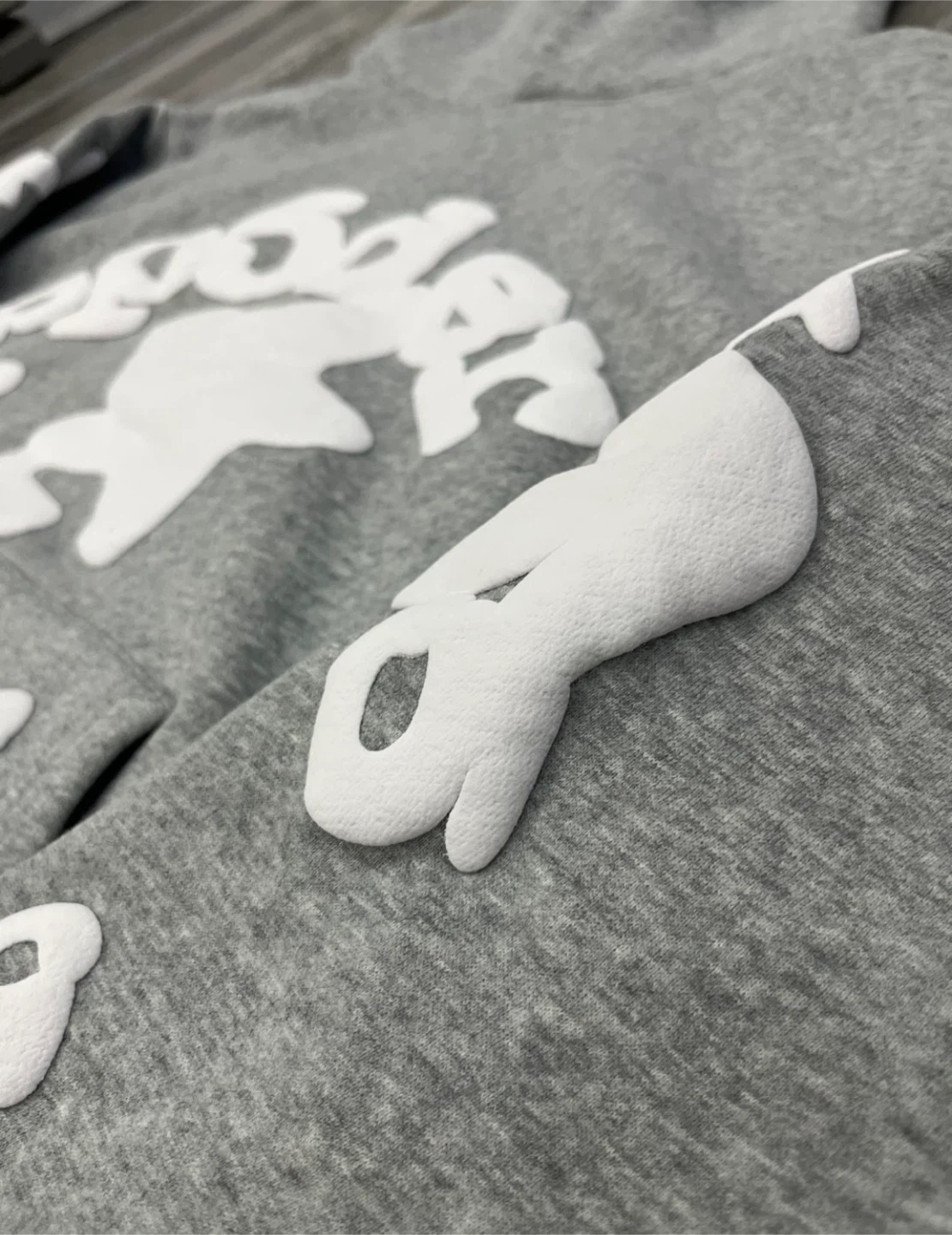 Sp5der Grey Beluga Hoodie - photo 3