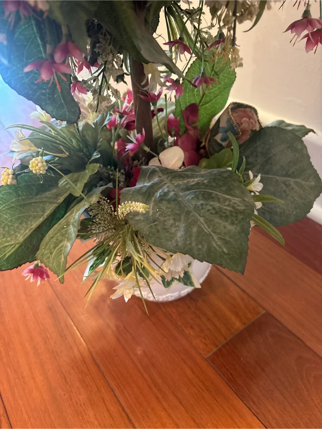 Floral Topiary in White Vase image indicator(4)