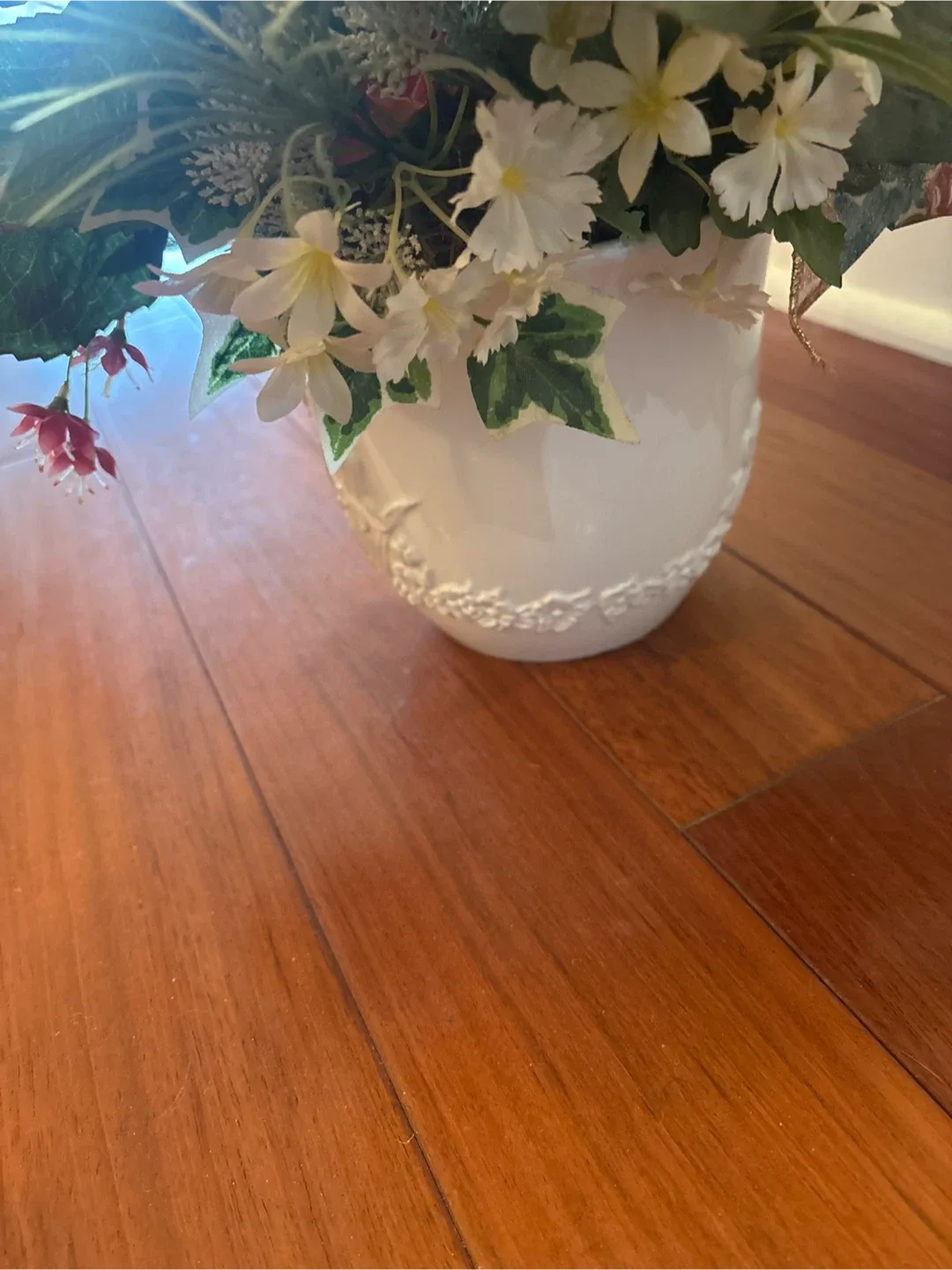 Floral Topiary in White Vase image indicator(5)