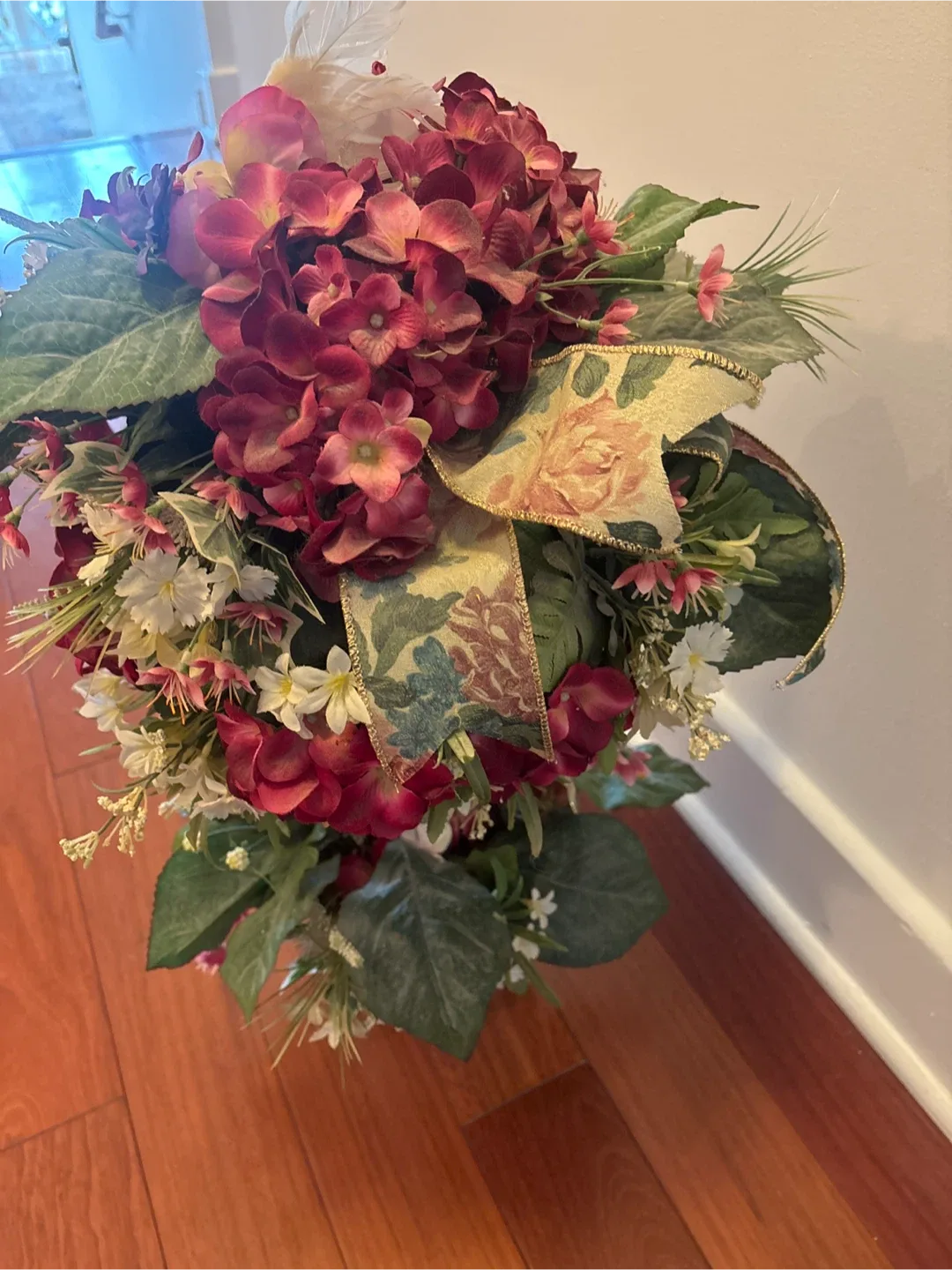 Floral Topiary in White Vase image indicator(3)