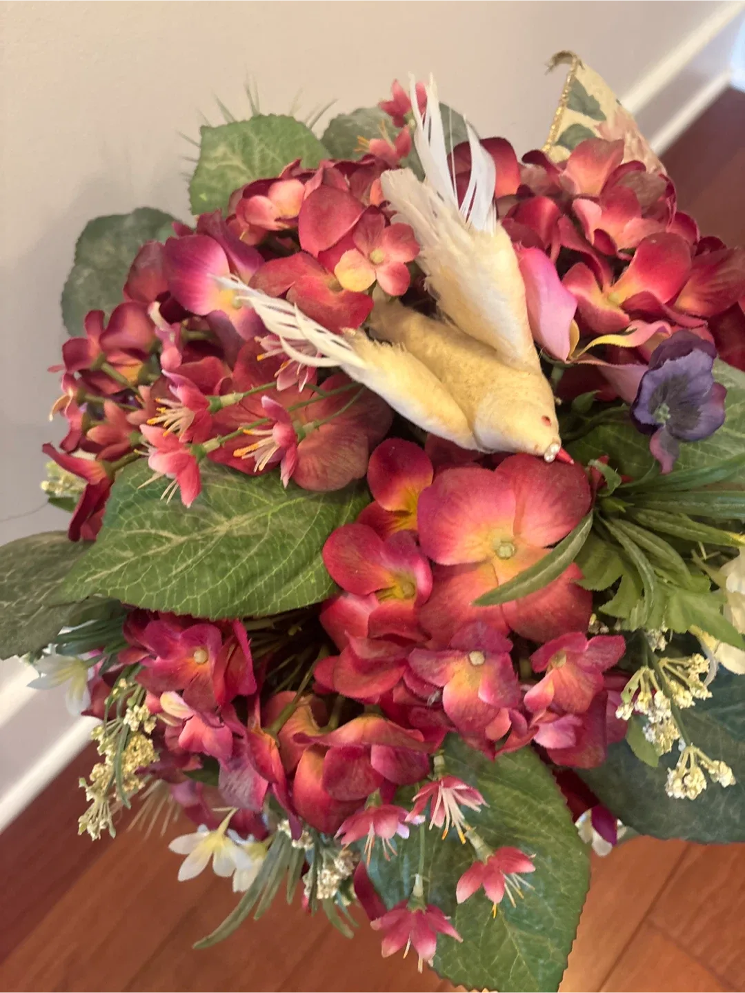 Floral Topiary in White Vase image indicator(7)