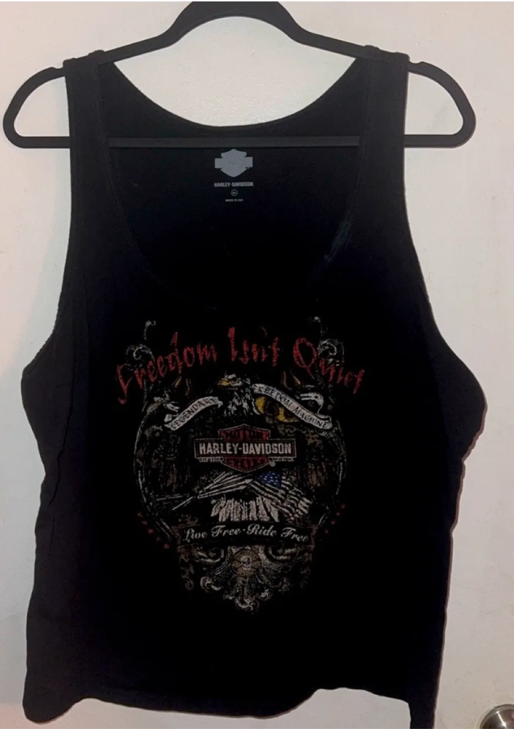 Women’s Harley-Davidson 2XL Black Tank Top image indicator(2)