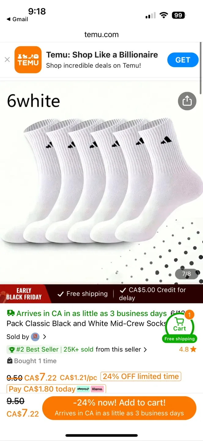 Adidas & Cute White Socks! image indicator(3)