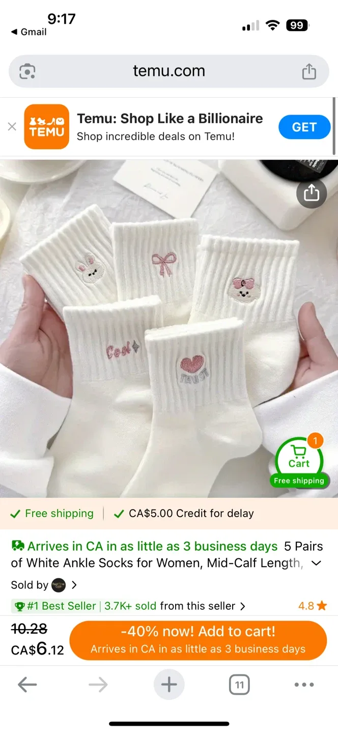 Adidas & Cute White Socks! image indicator(2)