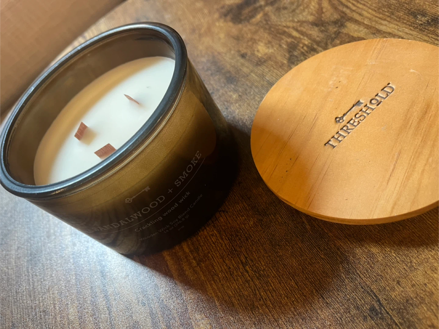 Threshold Sandalwood + Smoke Candle 14oz