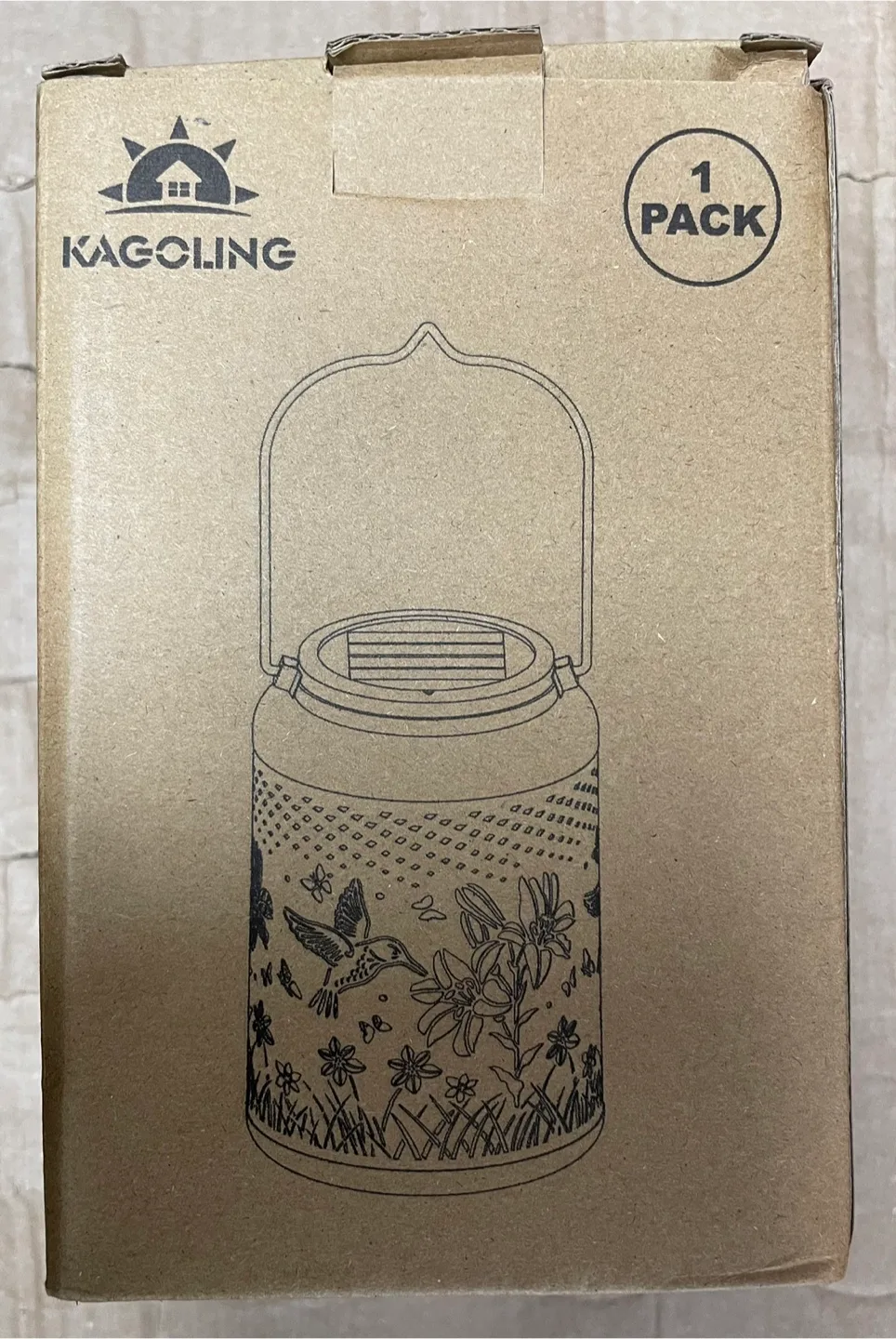 Hummingbird Solar Lantern - Outdoor Garden Decor image indicator(7)