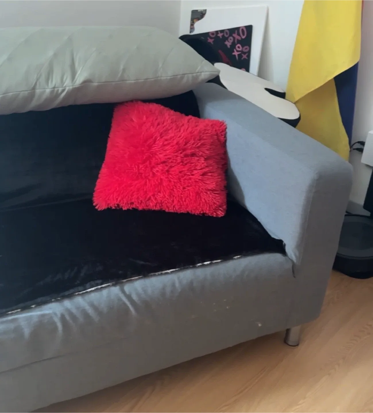 IKEA Grey-cover Sofa KLIPPAN Loveseat, Vissle gray image indicator(4)