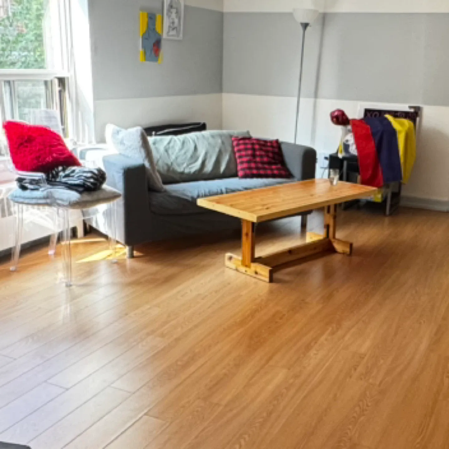 IKEA Grey-cover Sofa KLIPPAN Loveseat, Vissle gray image indicator(5)