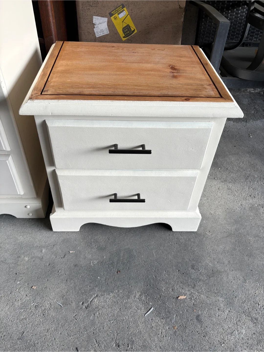 White Dresser & Nightstand Set image indicator(6)