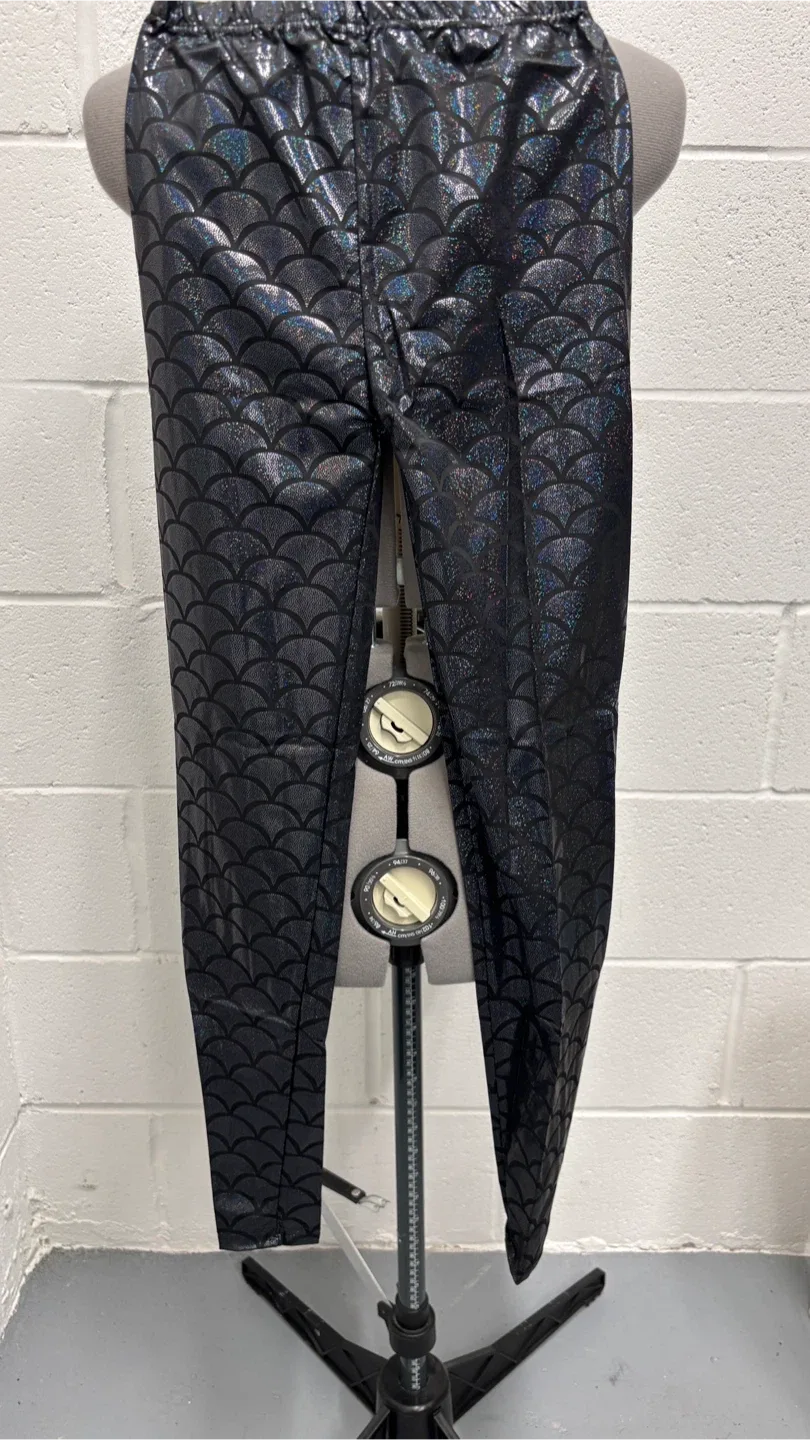Brand new mermaid shimmery leggings thumbnail