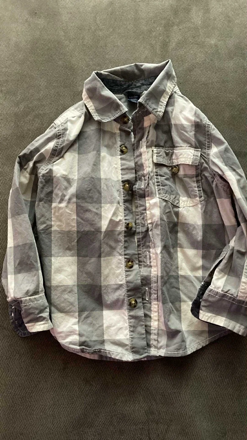 babyGap Toddler Plaid Shirt - Size 3 thumbnail