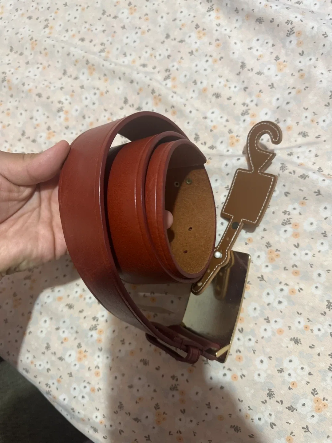 Michael Kors Red Leather Belt - Size S image indicator(3)