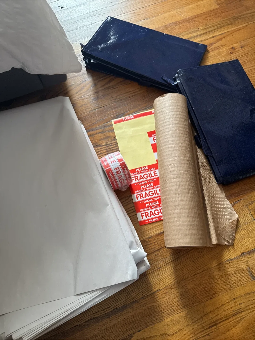 Free moving supplies