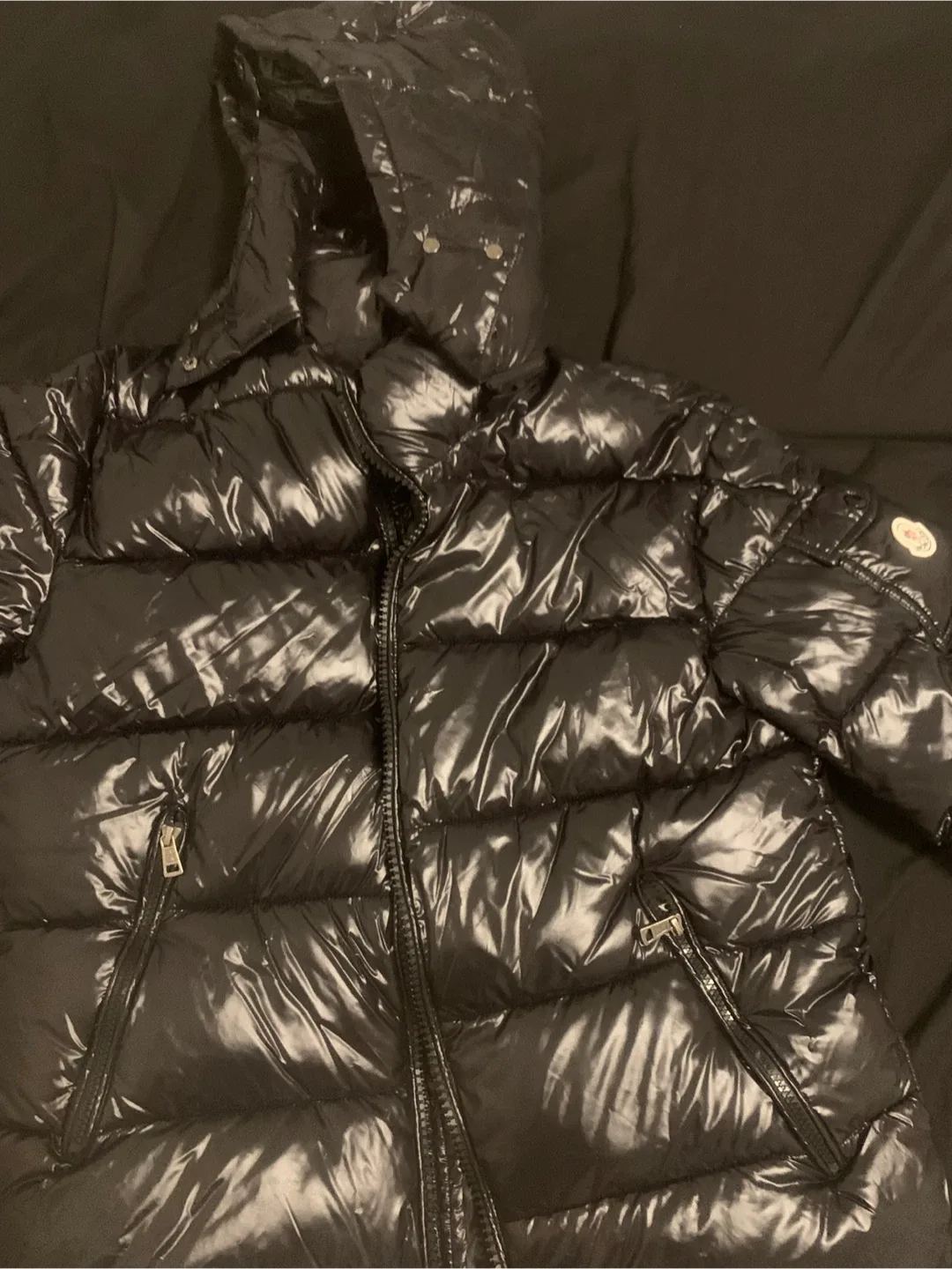 Moncler Black Puffer Jacket image indicator(2)