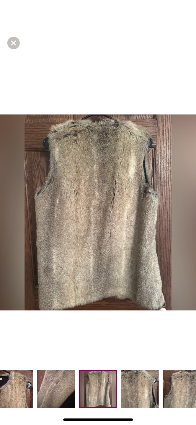 Zara faux fur vest - photo 5