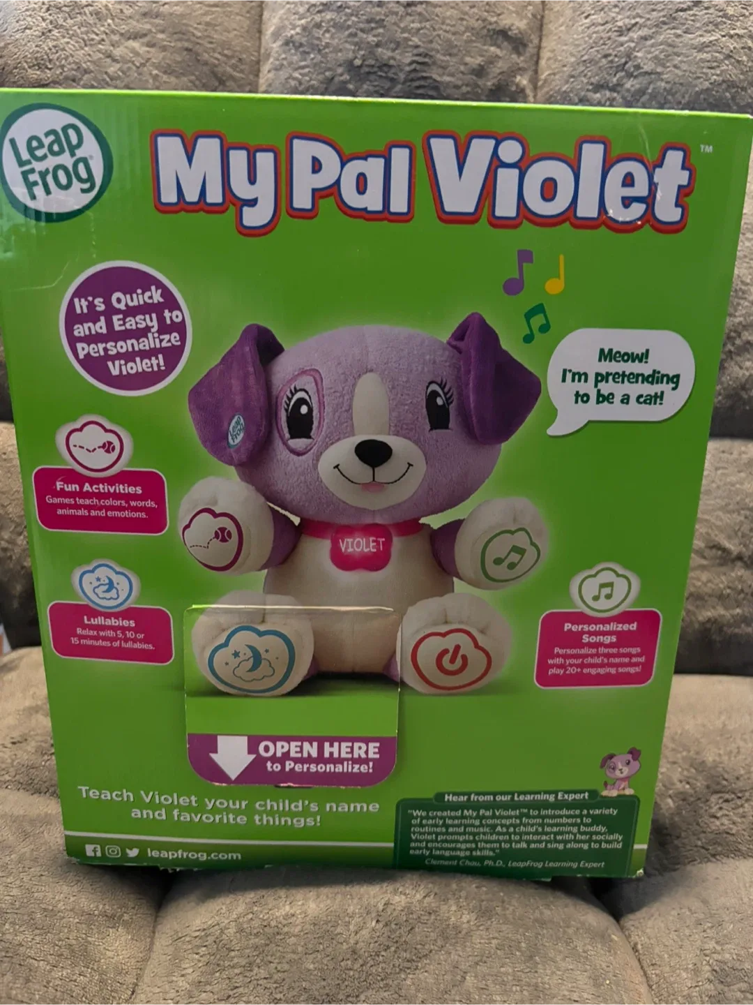 LeapFrog My Pal Violet Plush Toy image indicator(2)