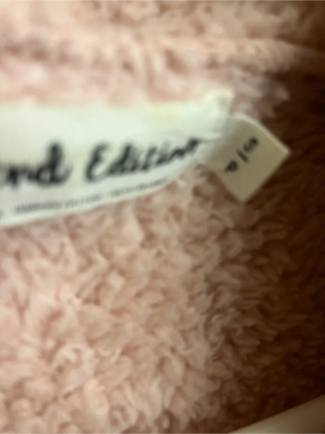 Weekend Edition Fuzzy Pink Cardigan - Size S image indicator(2)