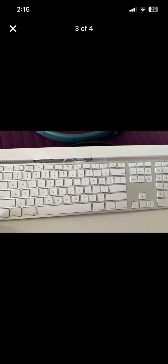 Matias Wired Aluminum Keyboard - White image indicator(3)