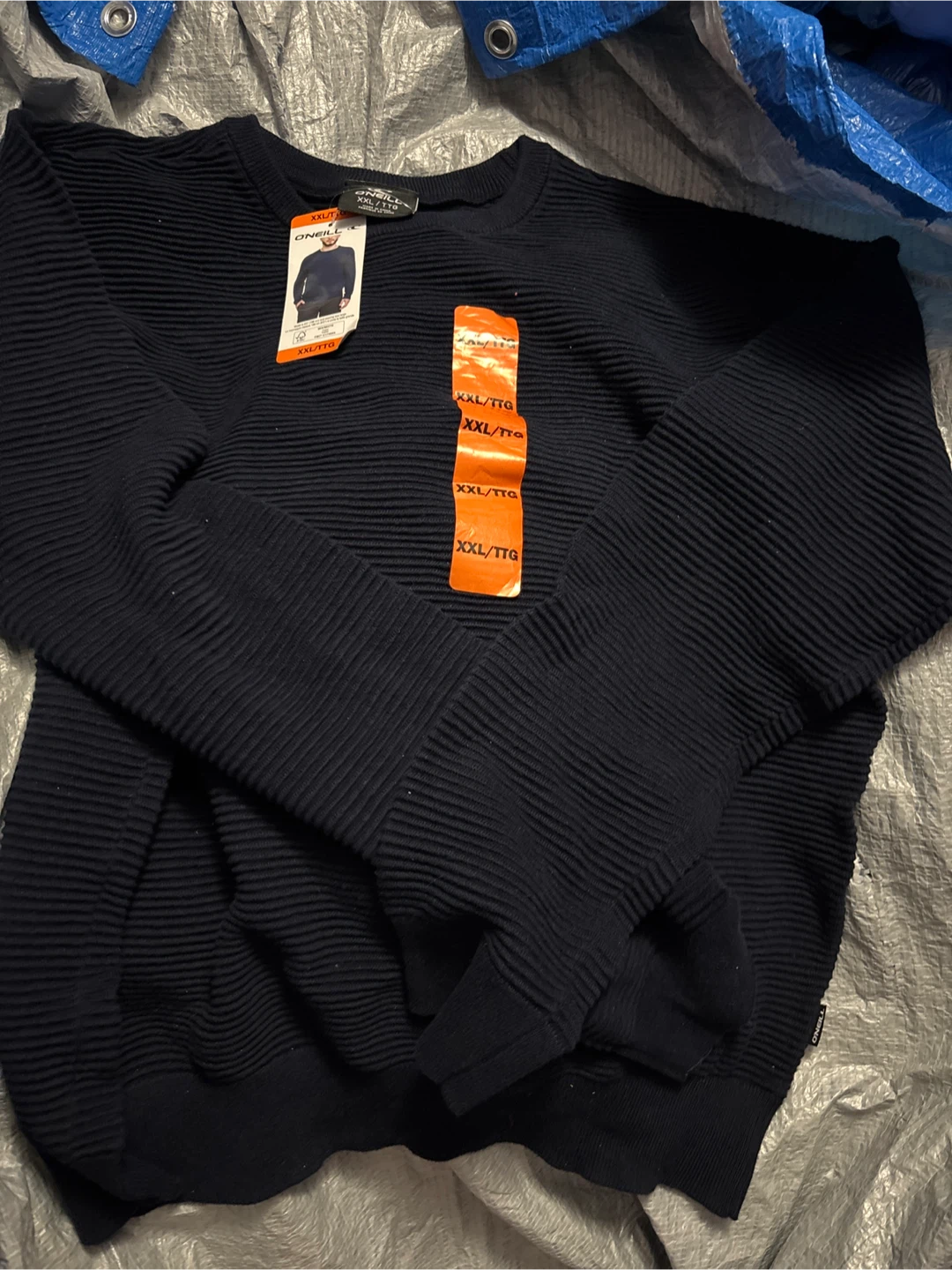 New O'Neill XXL/TTG Navy Blue Sweater